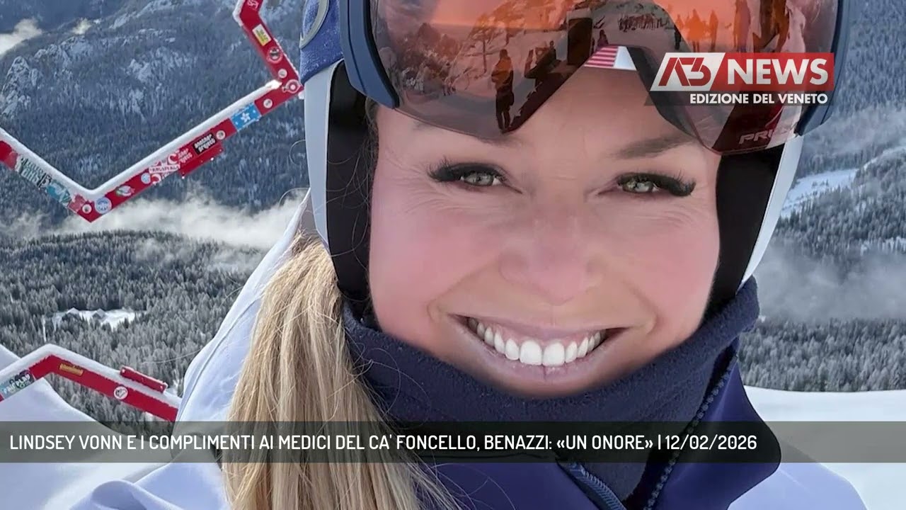 LINDSEY VONN E I COMPLIMENTI AI MEDICI DEL CA' FONCELLO, BENAZZI: «UN ONORE» | 12/02/2026