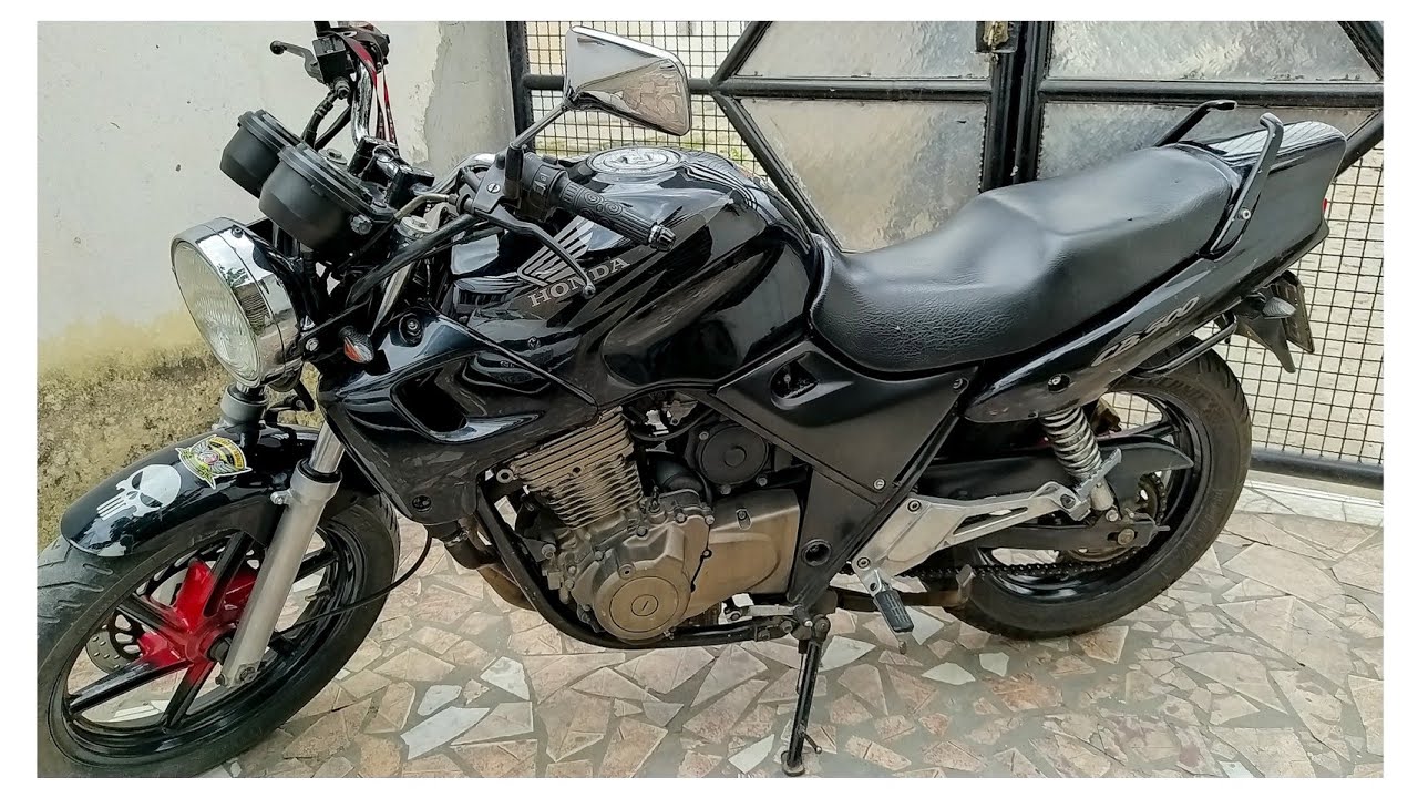 Teste na HONDA CB500 ano 1999.