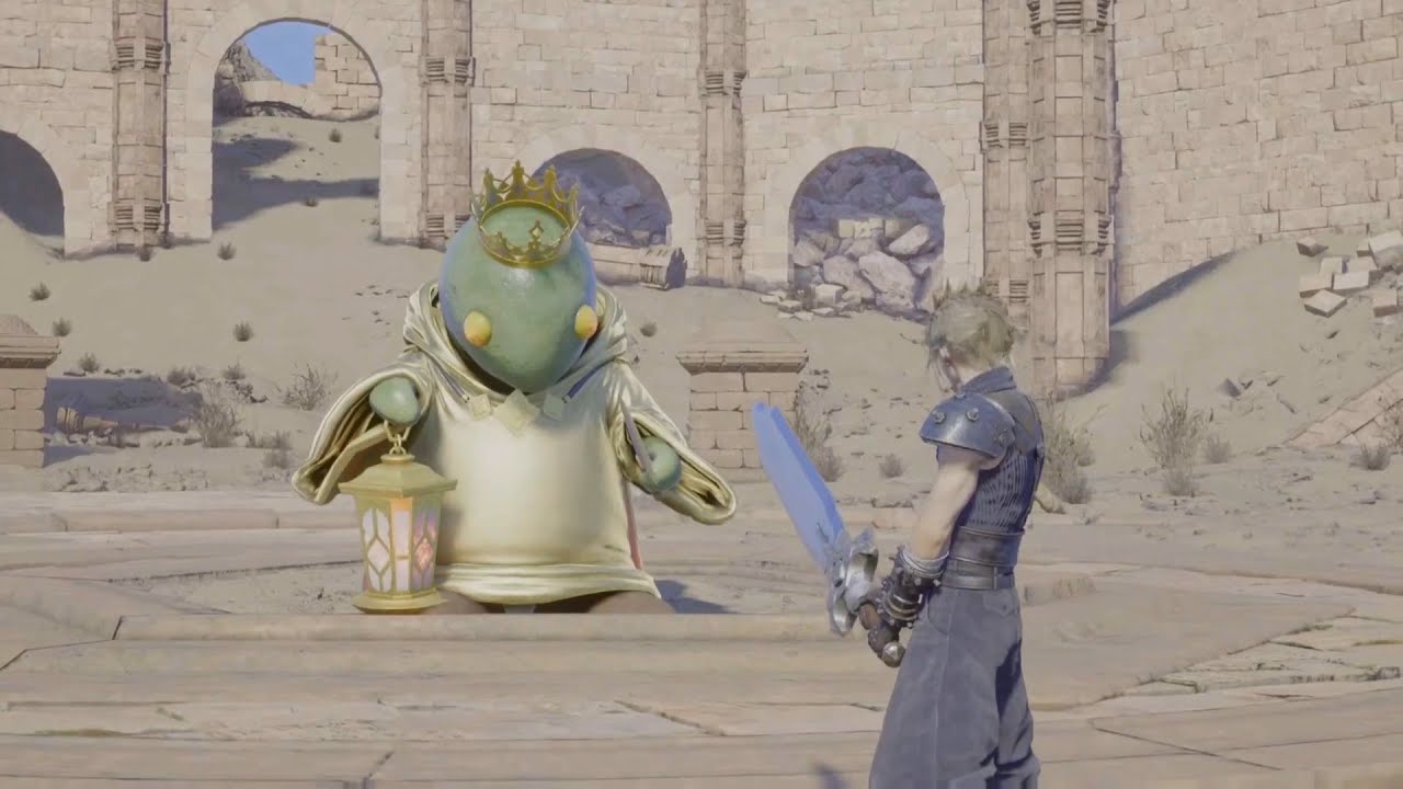 Final Fantasy VII Rebirth - King Tomberry Miniboss Fight (Undefeatable)