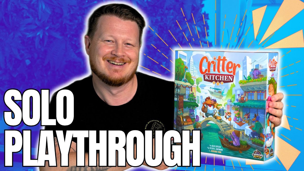 Critter Kitchen Board Game | Solo Playthrough