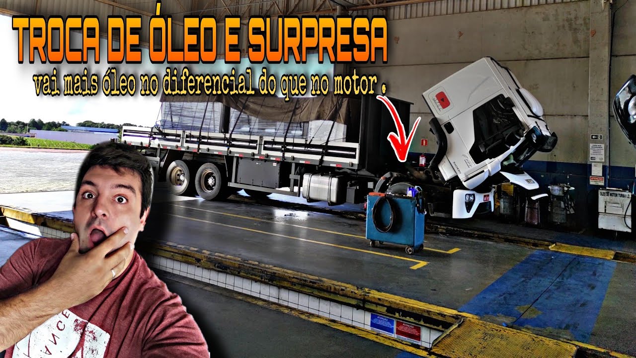 VAI MAIS ÓLEO NO DIFERENCIAL DO QUE NO MOTOR , TROCA DE ÓLEO DO IVECO TECTOR 240E30
