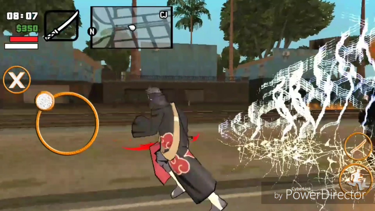 GTA San andreas android mod de  naruto