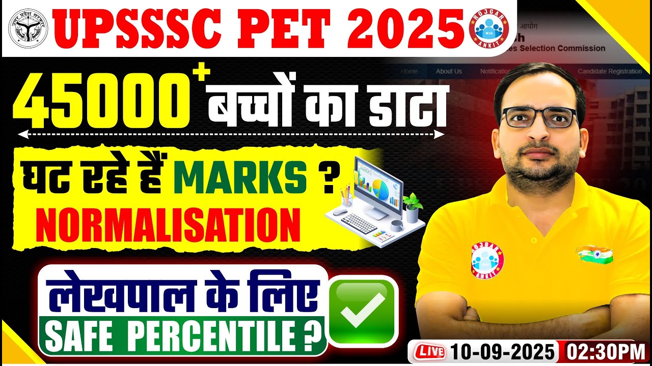 UPSSSC PET Answer Key 2025 | UPSSSC PET Normalization 2025 | UPSSSC Lekhpal New Vacancy 2025