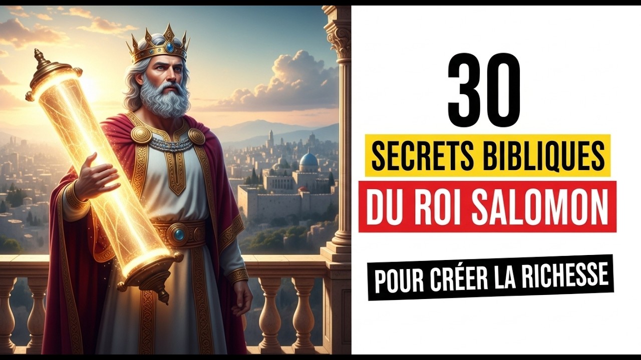 30 SECRETS DE SALOMON POUR LA RICHESSE ET LA SAGESSE QUE VOUS N’AVEZ JAMAIS ENTENDUS