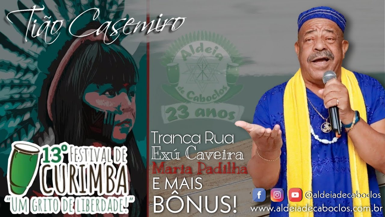 Ponto de Exú Caveira - Tião Casemiro 𝟏𝟑°𝐅𝐞𝐬𝐭𝐢𝐯𝐚𝐥 𝐝𝐞 𝐂𝐮𝐫𝐢𝐦𝐛𝐚 - 𝐀𝐋𝐃𝐄𝐈𝐀 𝐃𝐄 𝐂𝐀𝐁𝐎𝐂𝐋𝐎𝐒 - Part. 1