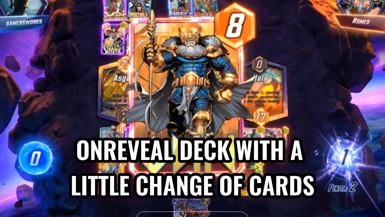 ONREVEAL DECK WITH A LITTLE CHANGE OF CARDS | MARVEL SNAP