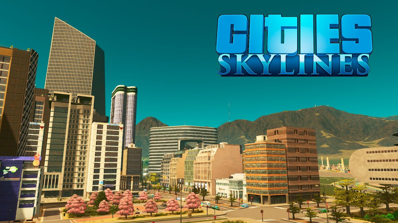 Cities Skylines - Горный Саб-район 2.0, деловой центр! #38