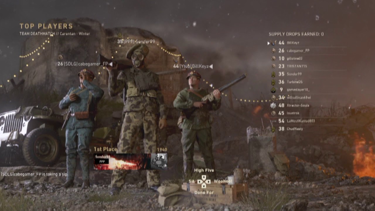 call of duty world war 2 with billkeyz