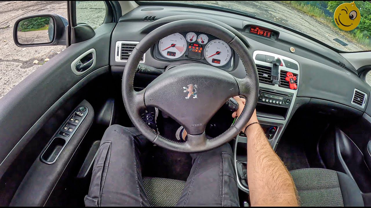 2007 Peugeot 307 II [2.0 HDi 16V FAP 136HP] |0-100| POV Test Drive #1813 Joe Black