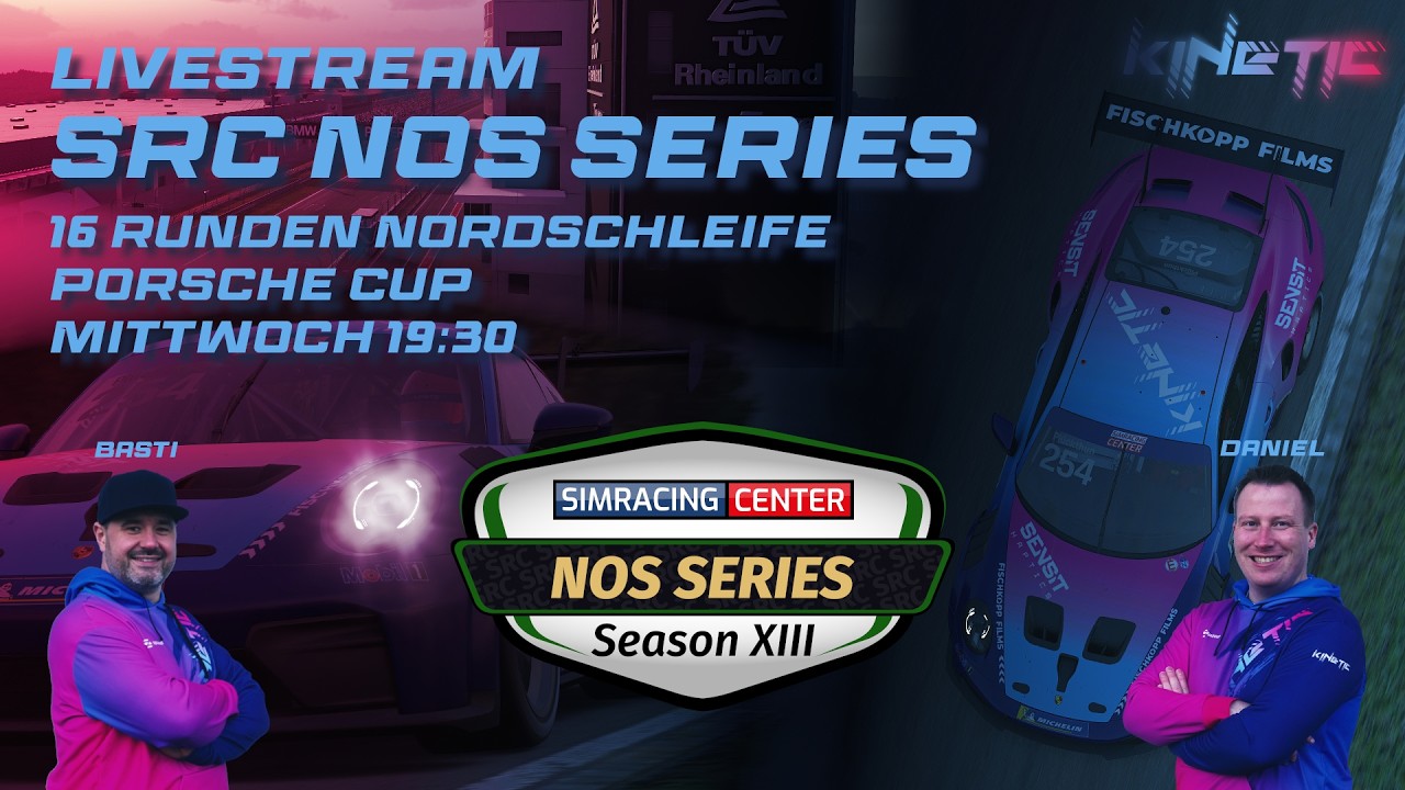 LIVE iRacing Porsche Cup at Nürburgring Nordschleife | SRC NOS Series Season XIII Round 3