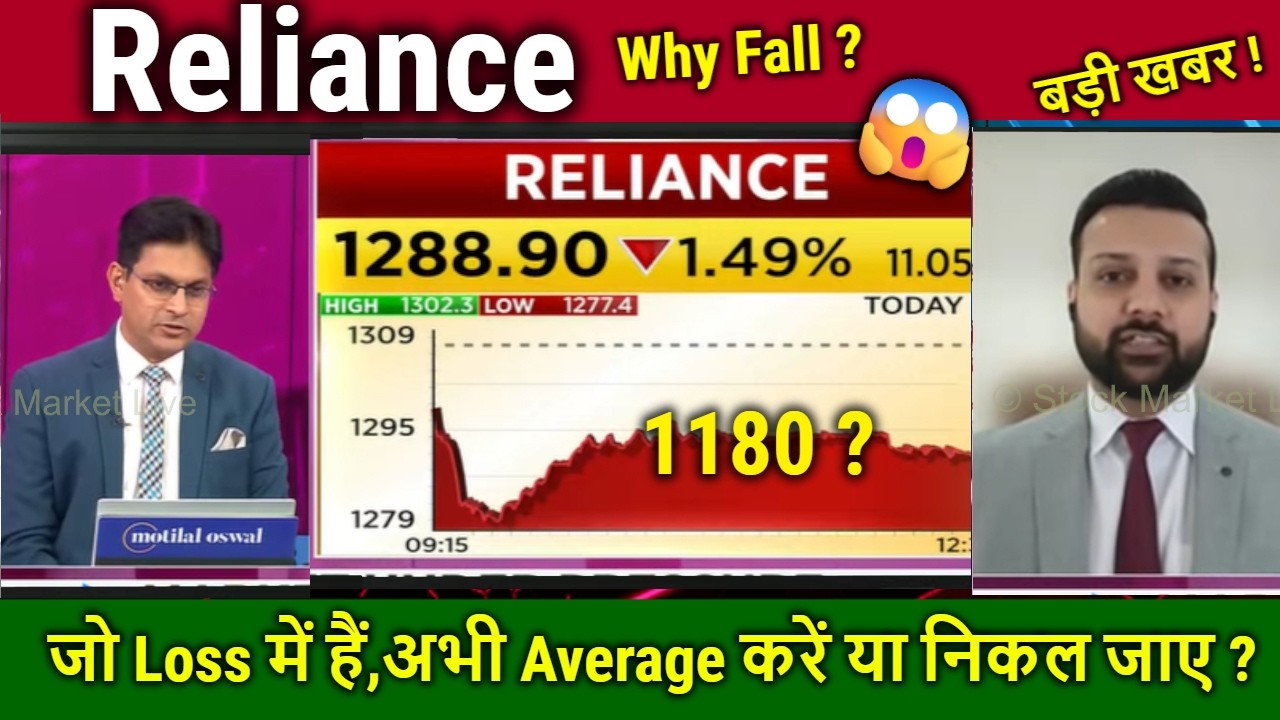 Reliance share News/kyu gira ?,Reliance industries analysis/RIL target 2026,bonus/jio ipo DATE?