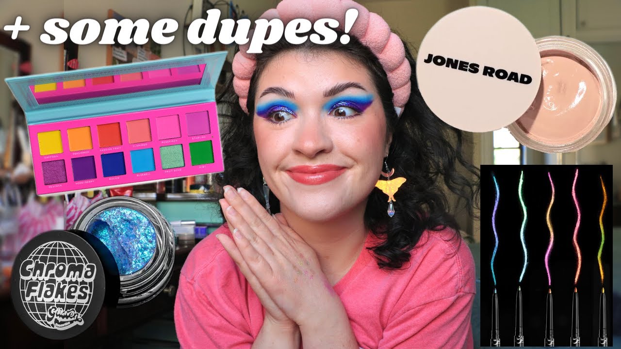 NEW MAKEUP TRY ON | Jones Road Foundation, Glisten Chroma Collection & more!