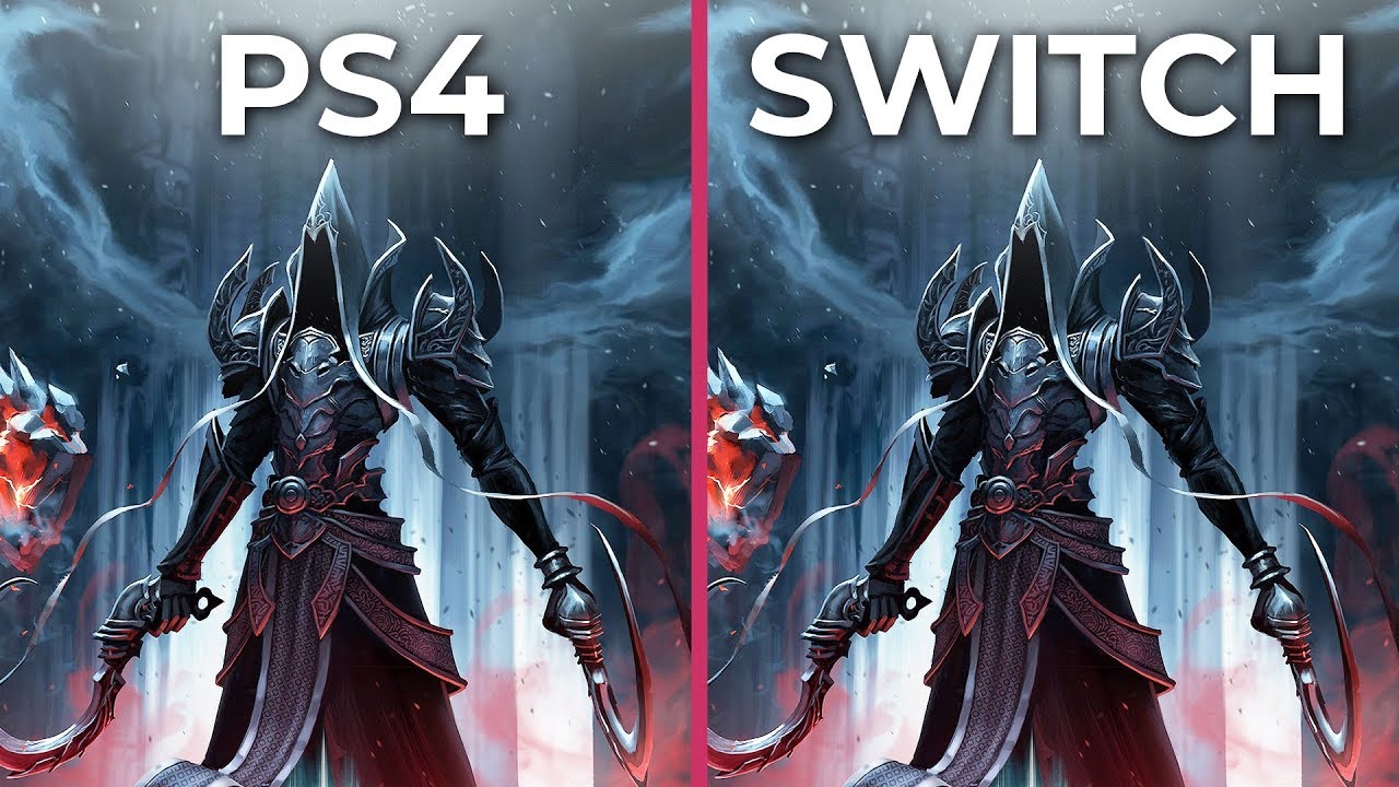 Diablo 3 – PS4 vs. Switch Docked & Handheld Graphics Comparison