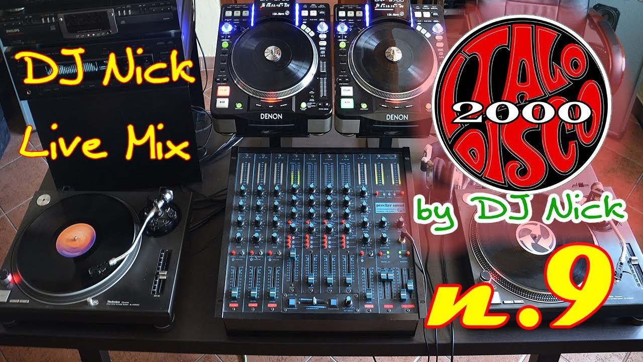 DJ NICK 2000's Vinyl Italo-Disco Mix live 9