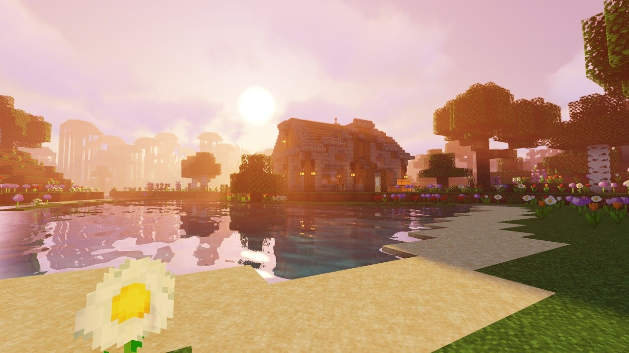 Играем в Minecraft в снежном биоме 3!!