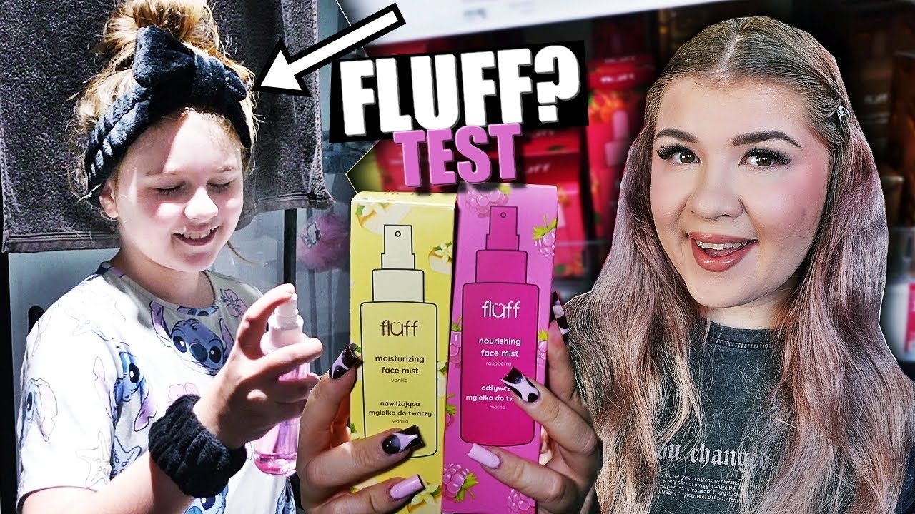 OLIWIA TESTUJE NOWE KOSMETYKI DO PIELĘGNACJI TWARZY 💜 ZGODZIŁAM SIĘ NA FLUFF ?!