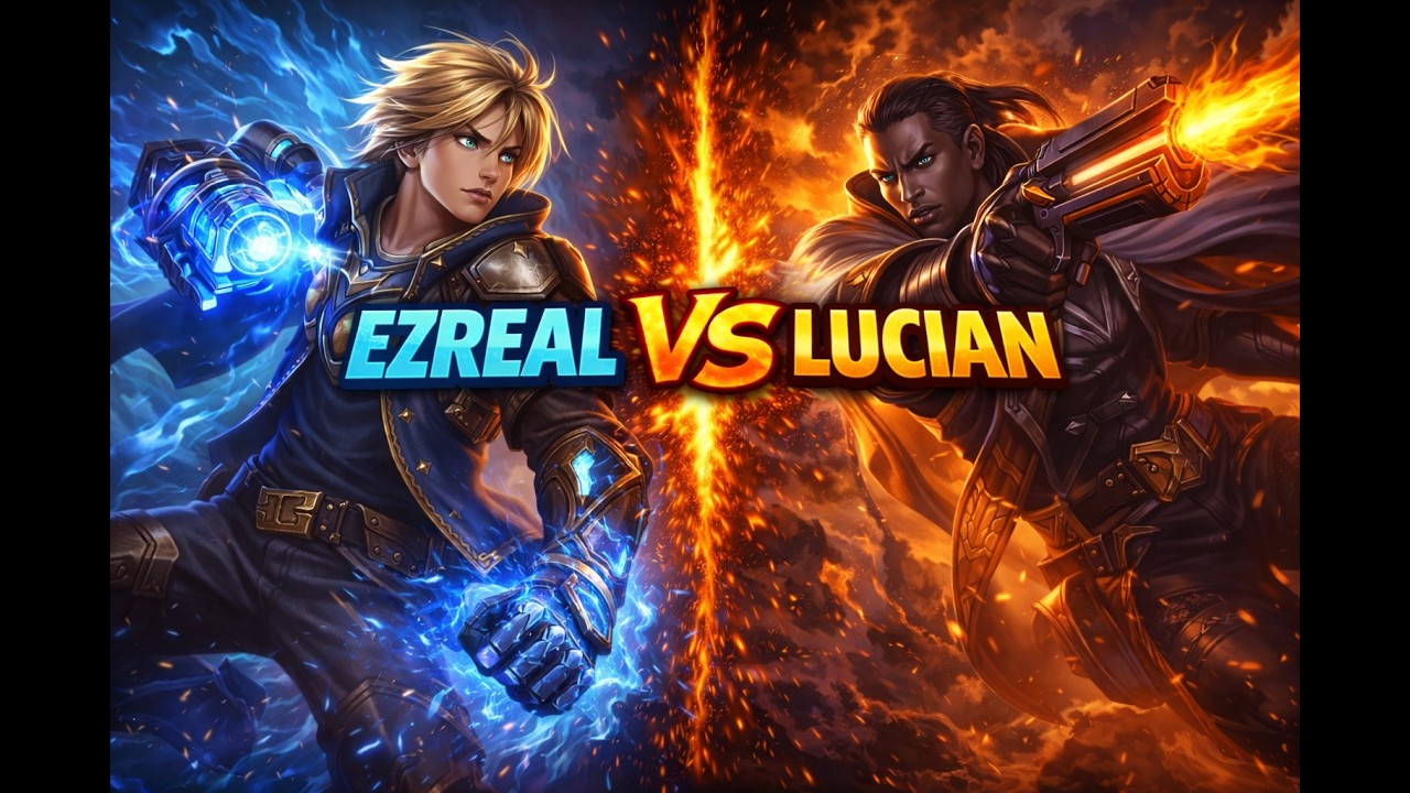 Ezreal vs Lucian Mestre