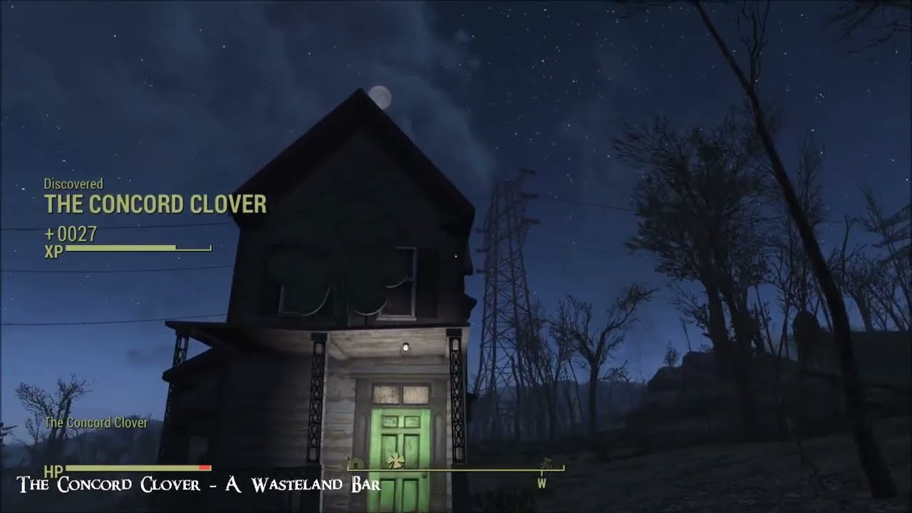 The Concord Clover - A Wasteland Bar - Fallout 4