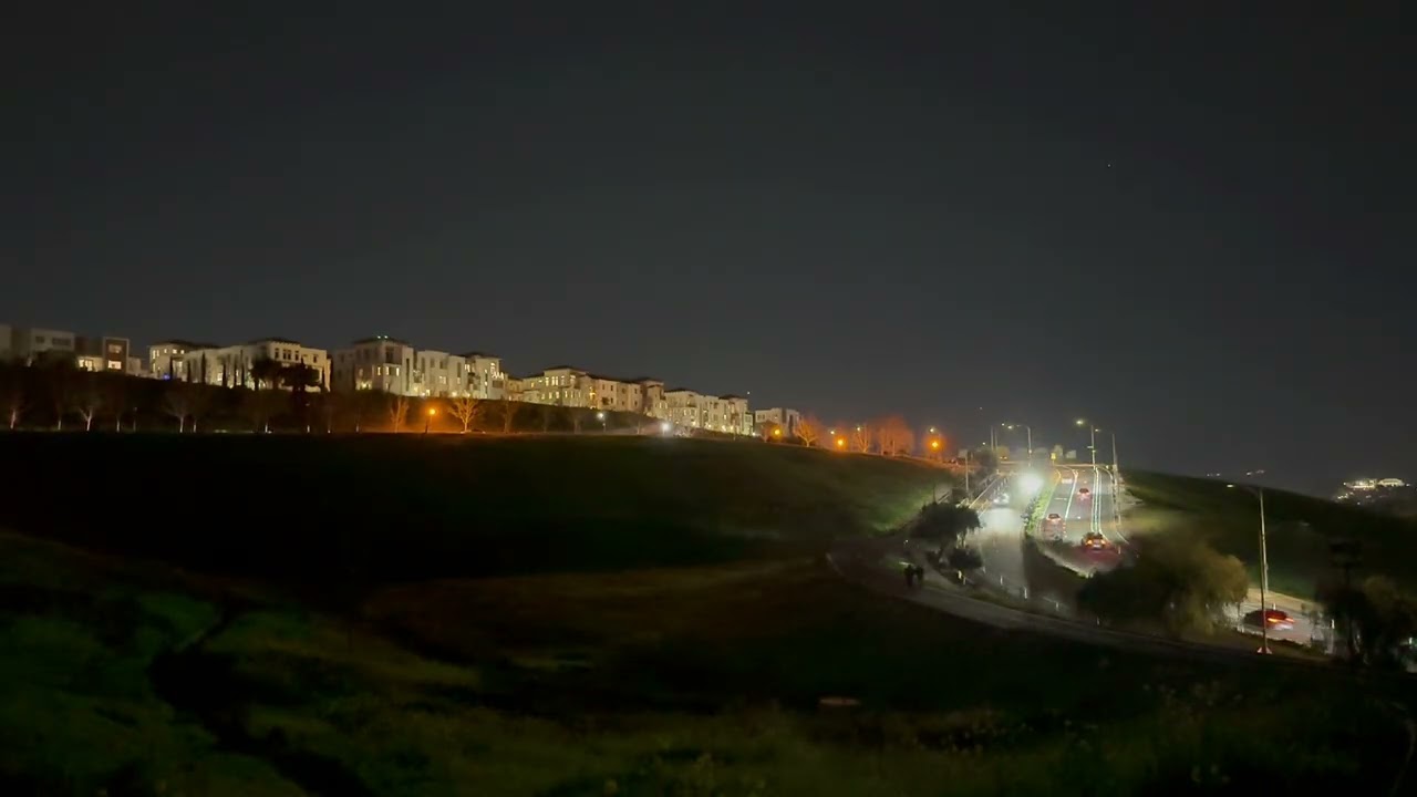Traffic Sounds for Relaxing from Night Trail I San Jose, CA