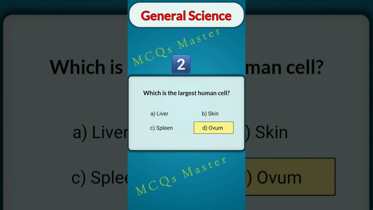 General Science MCQs || Everyday Science MCQs