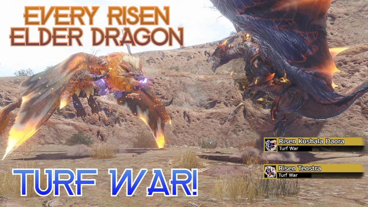 Every Risen Elder Dragon Turf Wars in Title Update 3 MH Sunbreak