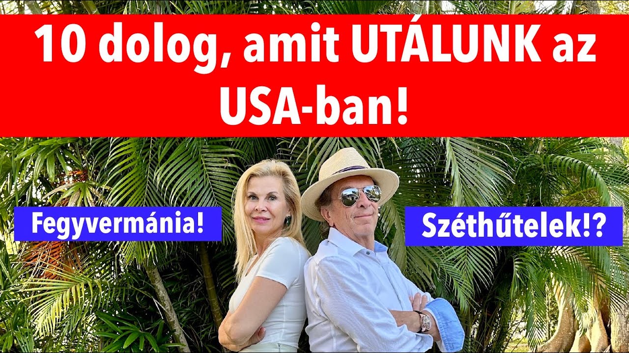 ÁRPIRA FEGYVERT FOGTAK! - 10 dolog, amit UTÁLUNK Amerikában! Polgarnet