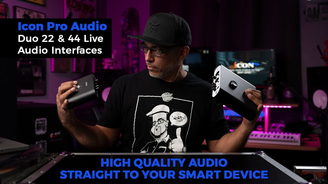 Stream High Quality Audio to Your Smart Device w/Icon Duo Series Audio Interfaces