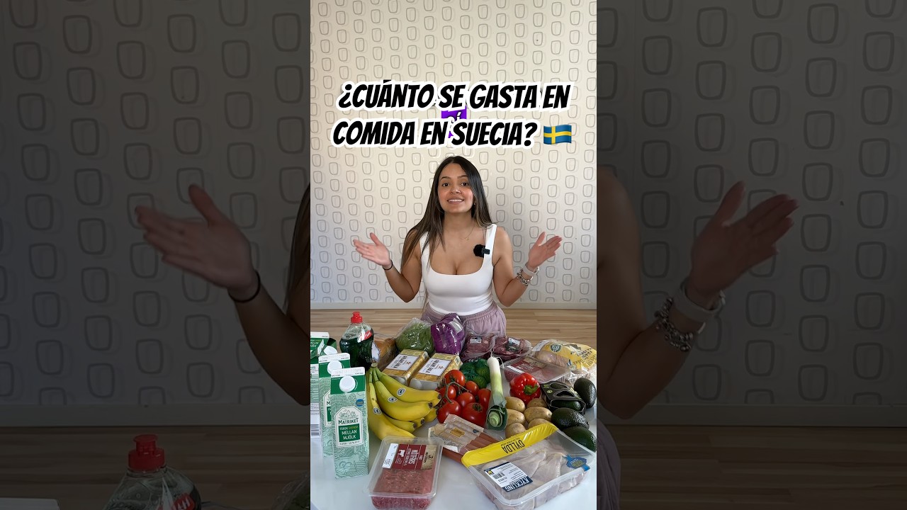 Esto cuesta el supermercado en Suecia 🇸🇪 ¿caro o barato? 
