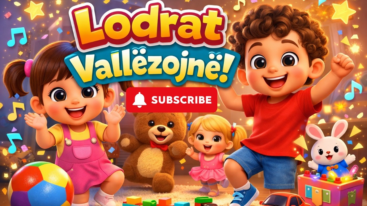 Lodrat Vallëzojnë 🎵 | Këngë për Fëmijë  | Kids Dance Song Shqip | Kiddo Adventures