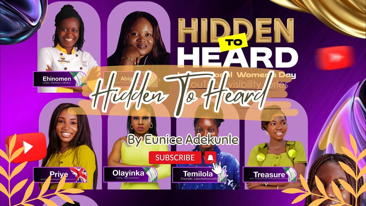 Day 3| Hidden to Heard | YouTube Visibility Series with Global Eunice