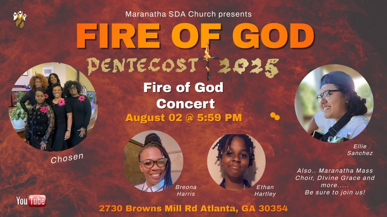 Atlanta Maranatha SDA Church | Fire of God Concert | Aug 2, 2025