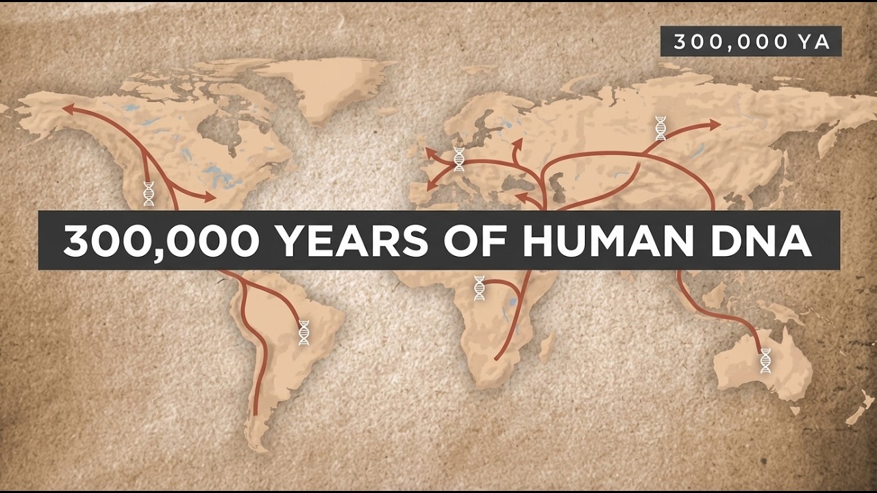 The Entire History of Human DNA &mdash; 300,000 Years in One Video