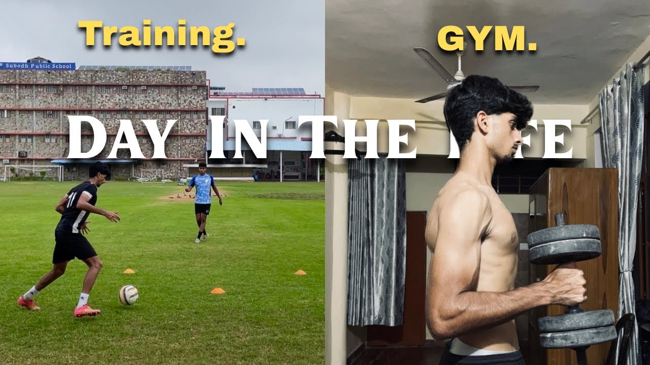Day In The Life Of A FOOTBALLER In INDIA ⚽️🇮🇳