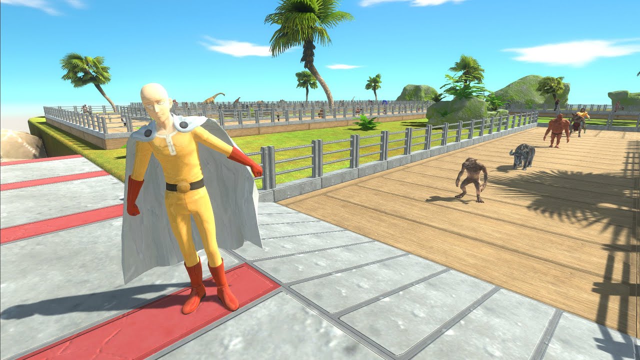 ONE PUNCH MAN SAITAMA OASIS DEATH RUN - Animal Revolt Battle Simulator