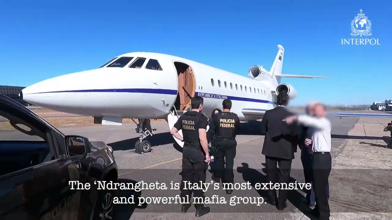 INTERPOL Project I-CAN - Mafia boss Rocco Morabito extradited from Brazil