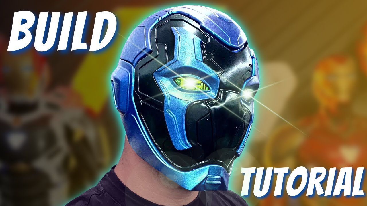 Making a Blue Beetle Helmet out of LIQUID RESIN! | 3D Printing Tutorial |