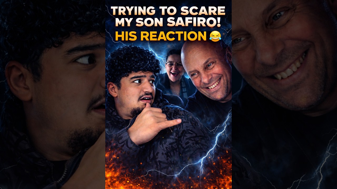 Trying to Scare My Son Safiro His Reaction 😂
