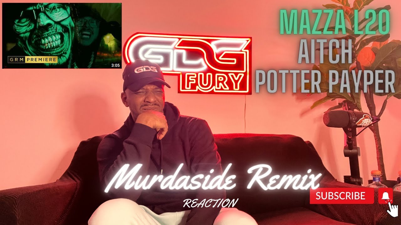 AMERICAN Reacts to Mazza L20 x Aitch x Potter Payper - Murdaside Remix