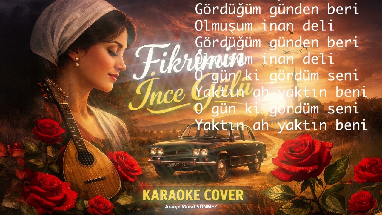 Fikrimin İnce Gülü Karaoke Cover | Canlı Akustik Performans