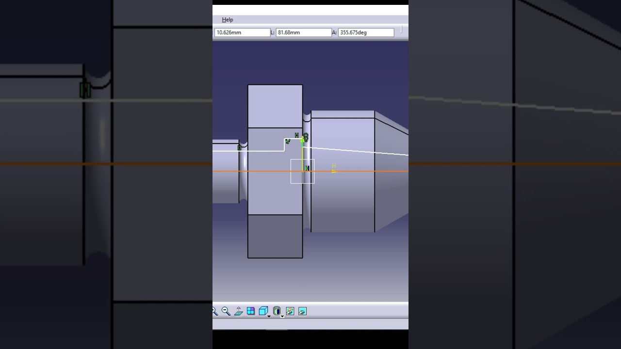 practice design 35 in #catiav5 #design #cadtutorial #cad #catia #mechanical #designing #shorts
