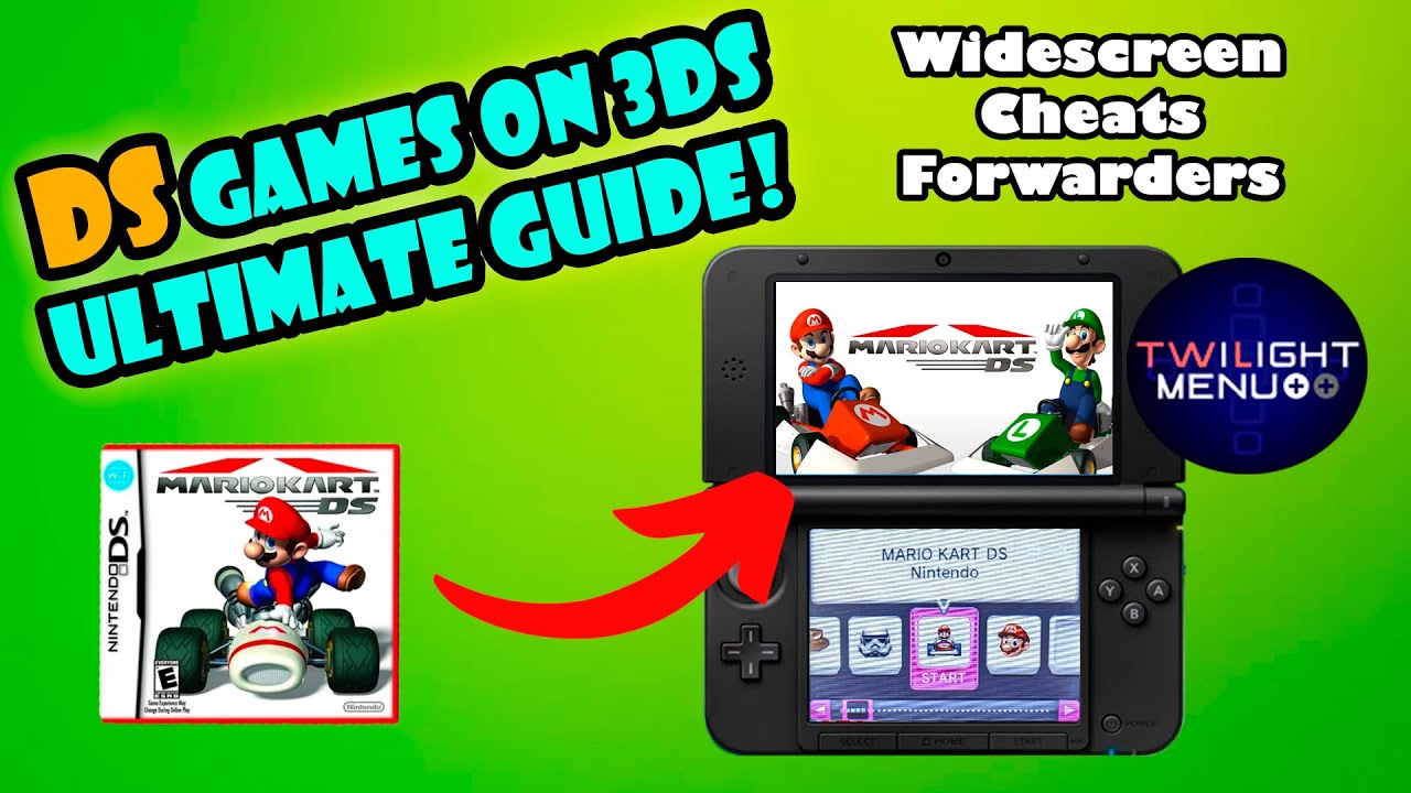 Play DS Games on 3DS with Widescreen, Cheats, & Forwarders! (Twilight Menu Guide 2023)