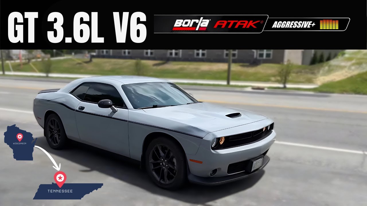 2022 Dodge Challenger GT 3.6L V6 w/ Borla ATAK Cat-Back!