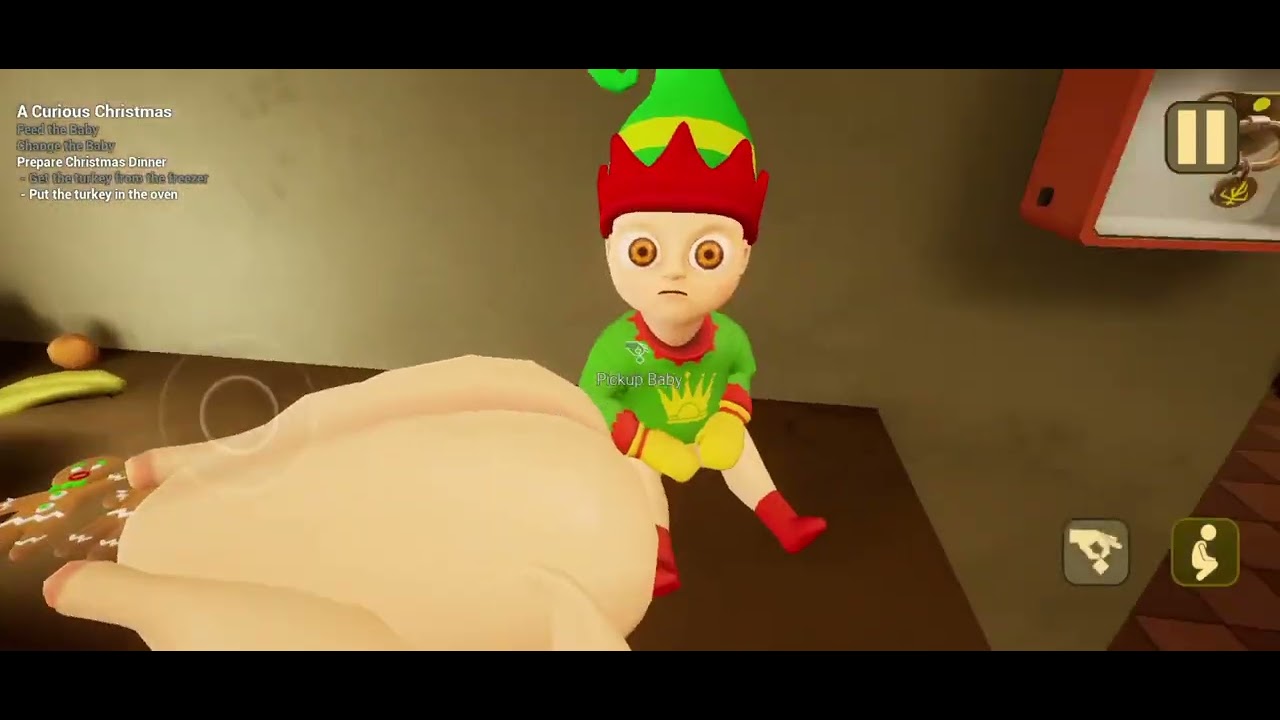 The baby in yellow CURIOUS CHRISTMAS CHAPTER 🎄⛄🎁