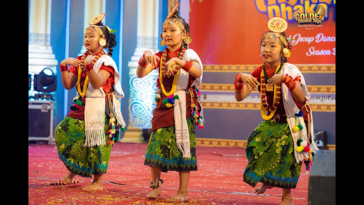 Nepal Adarsha A vidyalaya |Golden Dhaka Topi Cultural Group Dance Competition✨[SEASON 3]