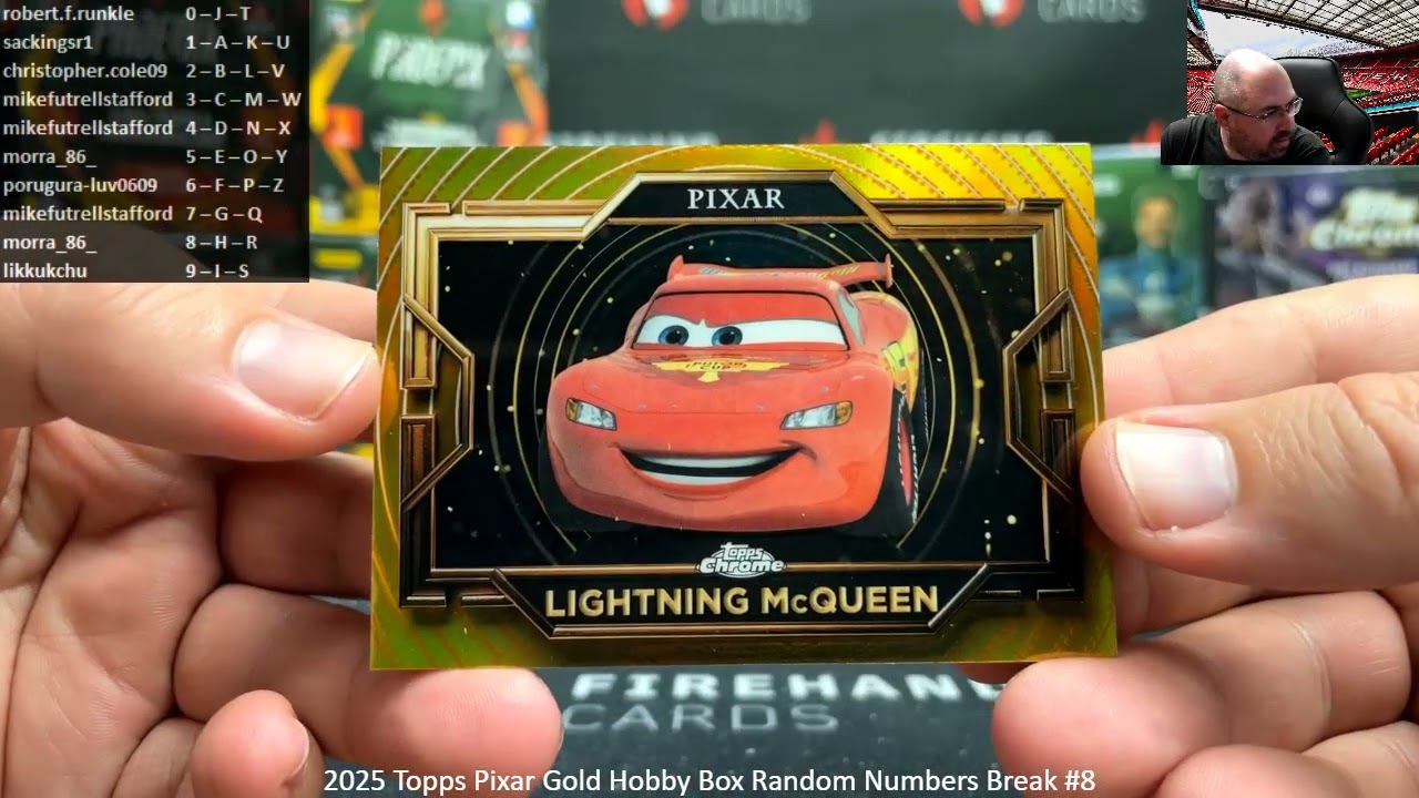 01.09.2026 2025 Topps Pixar Gold Hobby Box Random Numbers Break #8