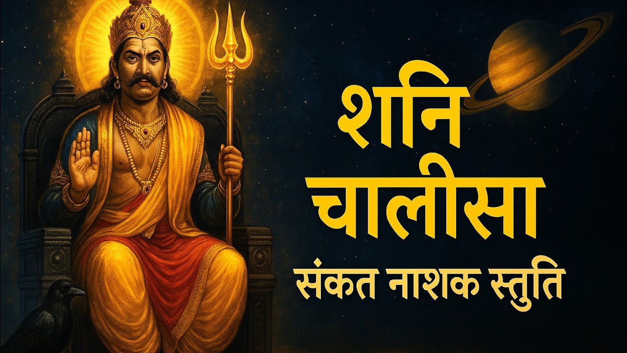 शनि चालीसा | संकट नाशक स्तुति | Shani Dev Powerful Stuti | Shaniwar Bhajan 2025
