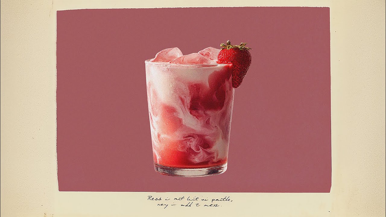 Iced Strawberry Milk.