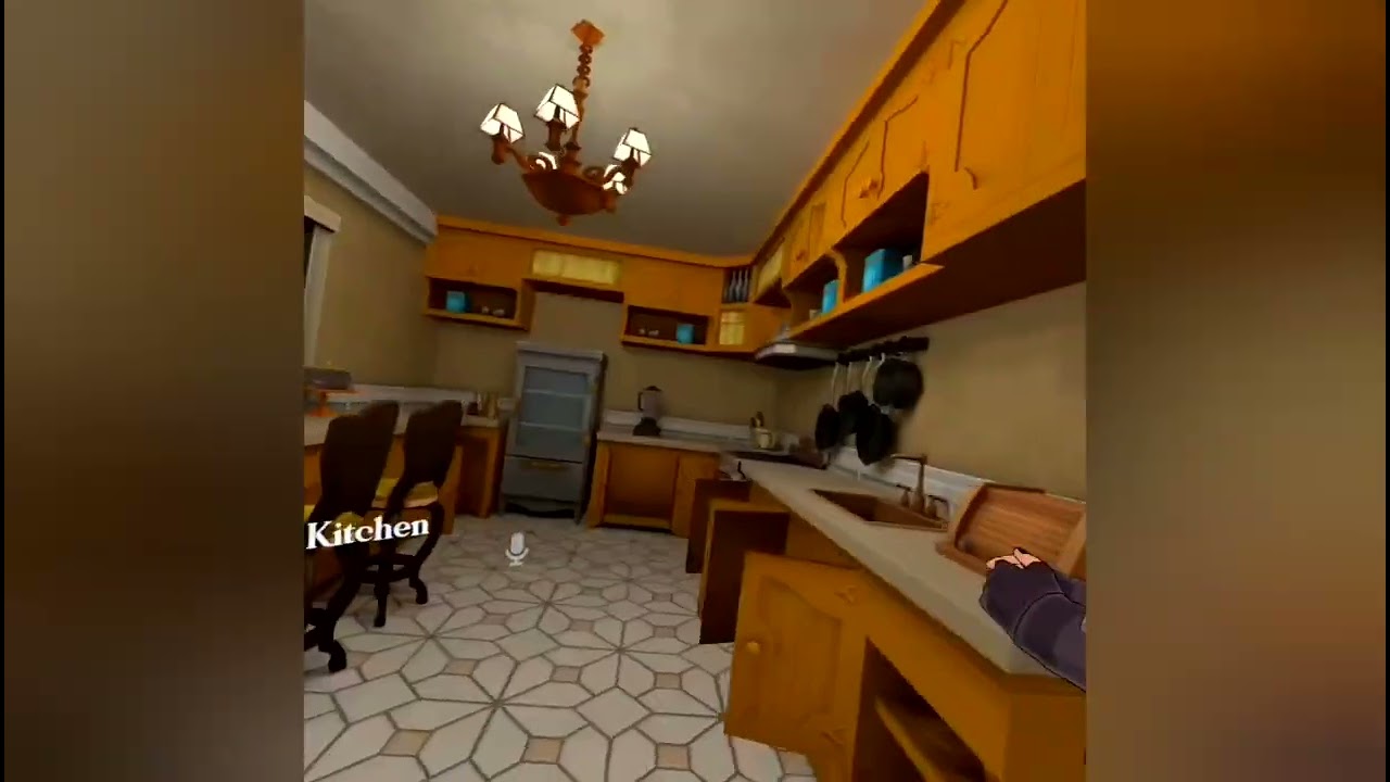 Having fun playing games VR chat video
