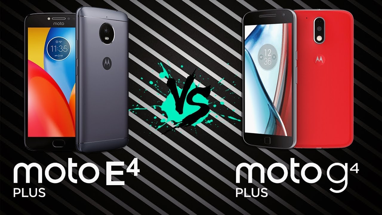 COMPARATIVO: Moto E4 Plus Vs Moto G4 Plus - TecNoob