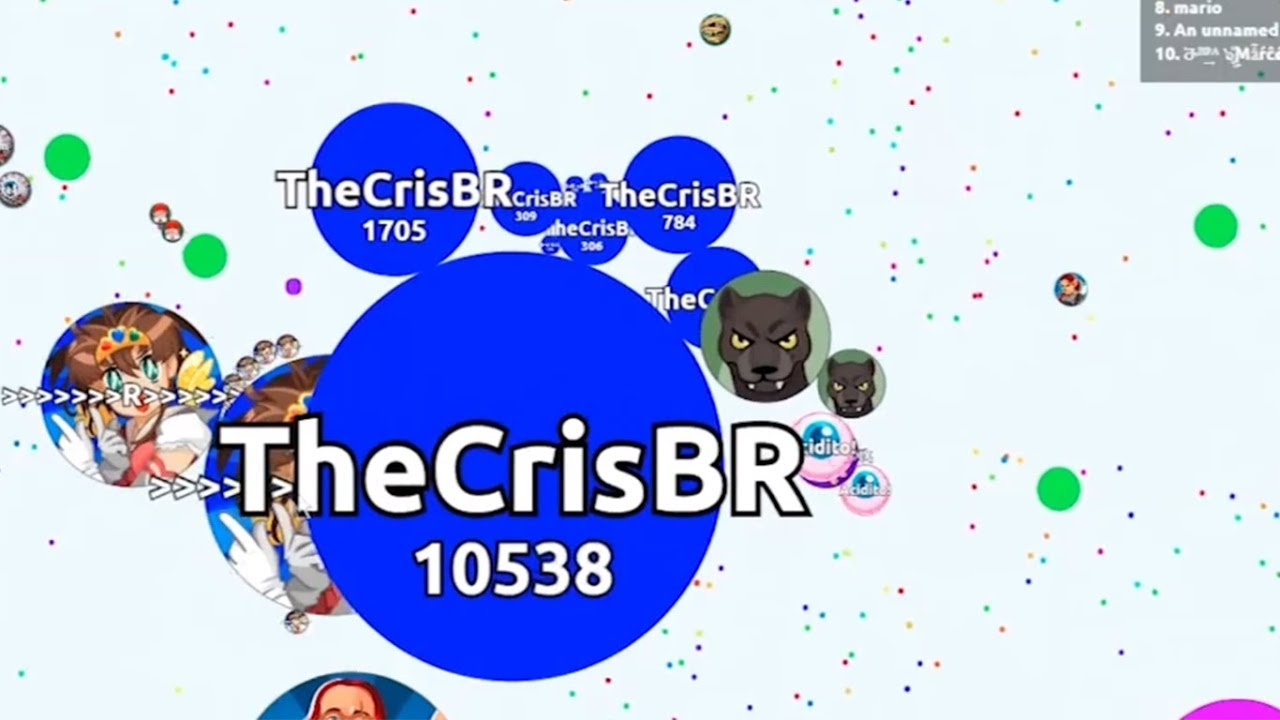 Agar.io - Awesome moments in Party Mode & FFA